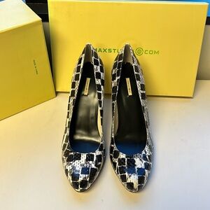 Max Studio snake skin heels.